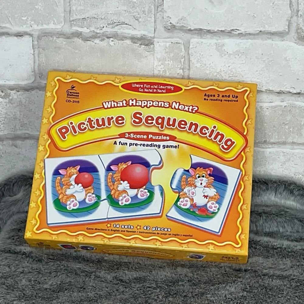What Happens Next? Picture Sequencing Puzzle Game